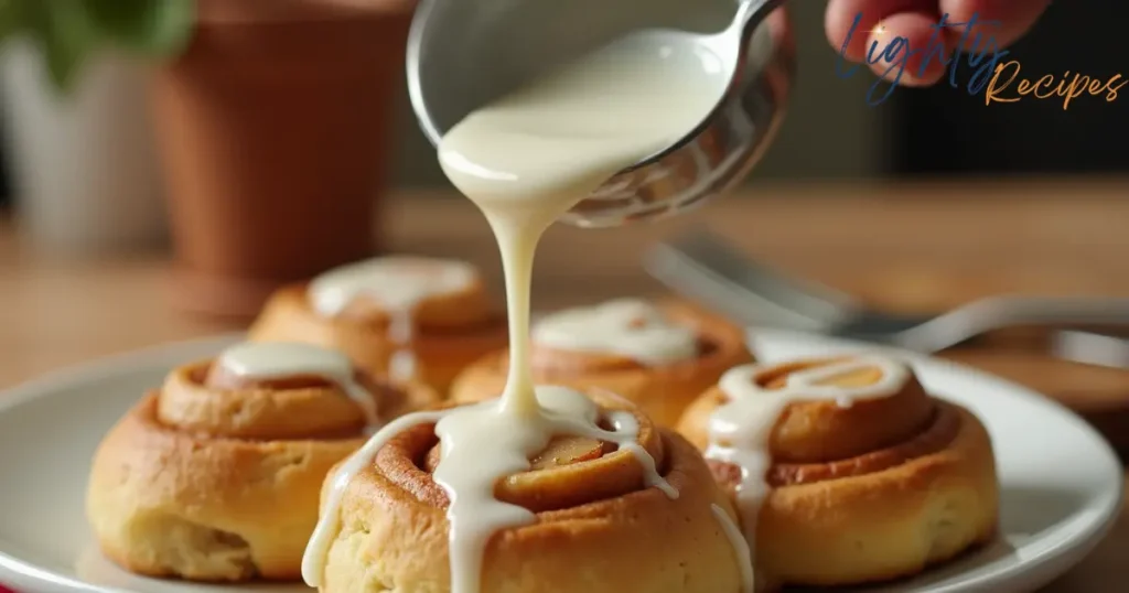 cinnamon rolls with apple pie filling