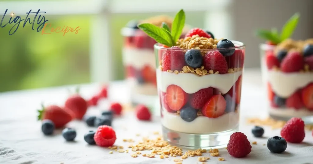 Whipped Cottage Cheese Dessert with Fruit